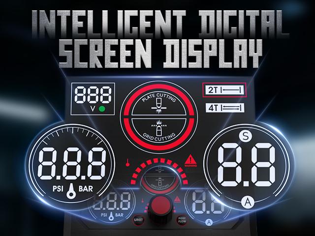 YESWELDER CUT-55DS-PLUS 110/220V Air Plasma Cutter 55Amp | High-Frequency Start & Non-Touch Pilot Arc | 2-in-1 Multifunctional Metal Cutting Machine with Plate/Grid Cutting