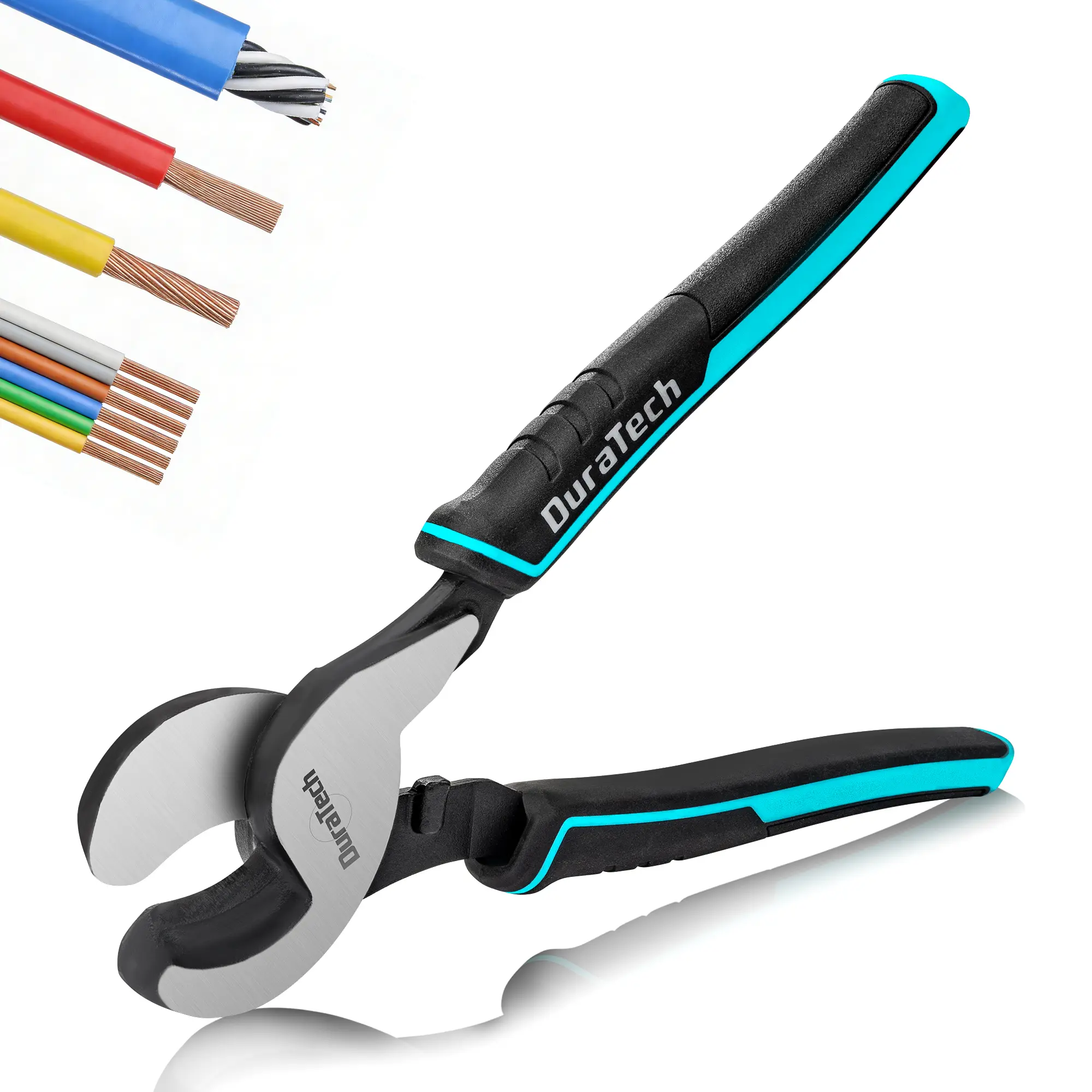#backtoschool DURATECH 9.5'' Cable Cutters Heavy Duty, High Leverage Cable Cutter, Wire Cutters for Aluminum, Copper, and Communications Cable