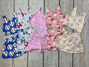 Athletic Kids' Clothes Baseball Dress Children's Sports Wear Playdate Games