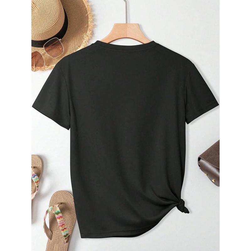 100% Cotton I'm That Auntie Funny Best Aunt Tee T-Shirt Women's Summer Plus Size Classic Soft Crew Neck Tee Tops