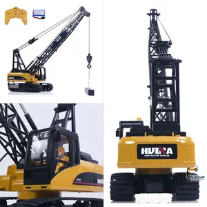 HUINA 572 15CH RC 1/14 Construction Crane Truck Tower Excavator Model Car Toy