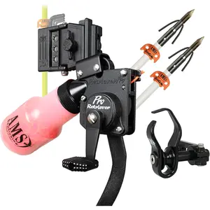 AMS Bowfishing Retriever Pro Combo Right Hand Kit - Retriever Pro with 200# Line & Tidal Wave Rest & 2 AMS Chaos Arrows