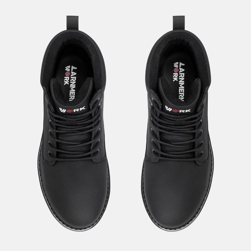 Men's Retro Genuine Leather Work Boots Waterproof Anti-Slip Durable Outsole All-Day Comfort Stable Work Lightweight Non-Bulky Retro Versatile Street Style Construction Sites