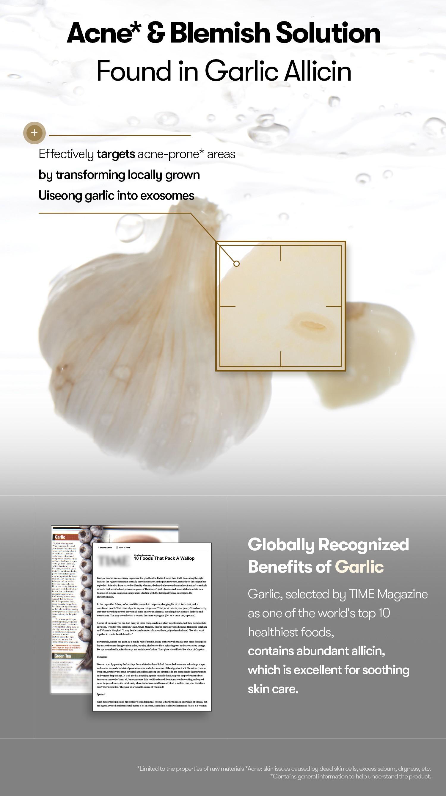 [VT Official] Garlic AC Reedle Shot Gel Cream / Spot Cream / Acne care, Reedle Shot Spot Care & Moisturizer, Garlic Exosome, Soothing & Calming, Blemish Care, Acne prone skin friendly