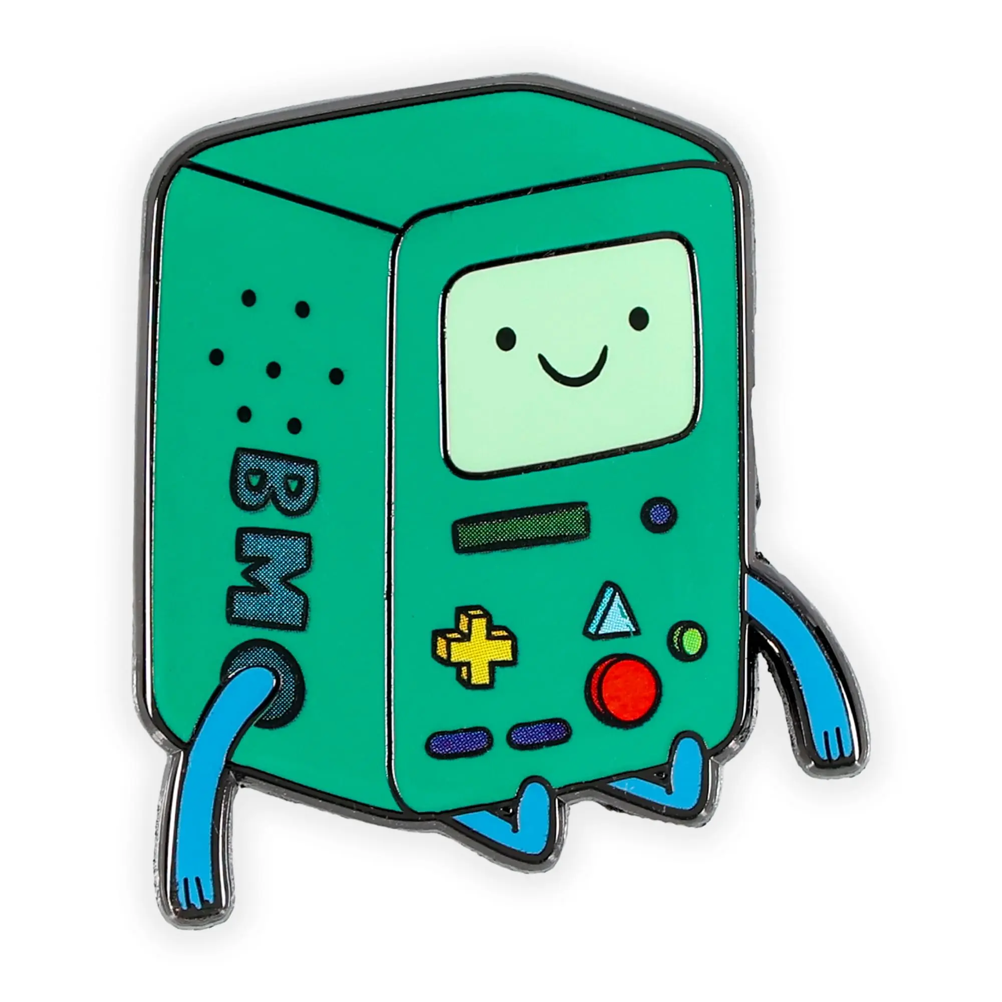 Adventure Time BMO Sitting Enamel Pin, Fashion Accessory, Collar Clip & Brooch, Collectibles