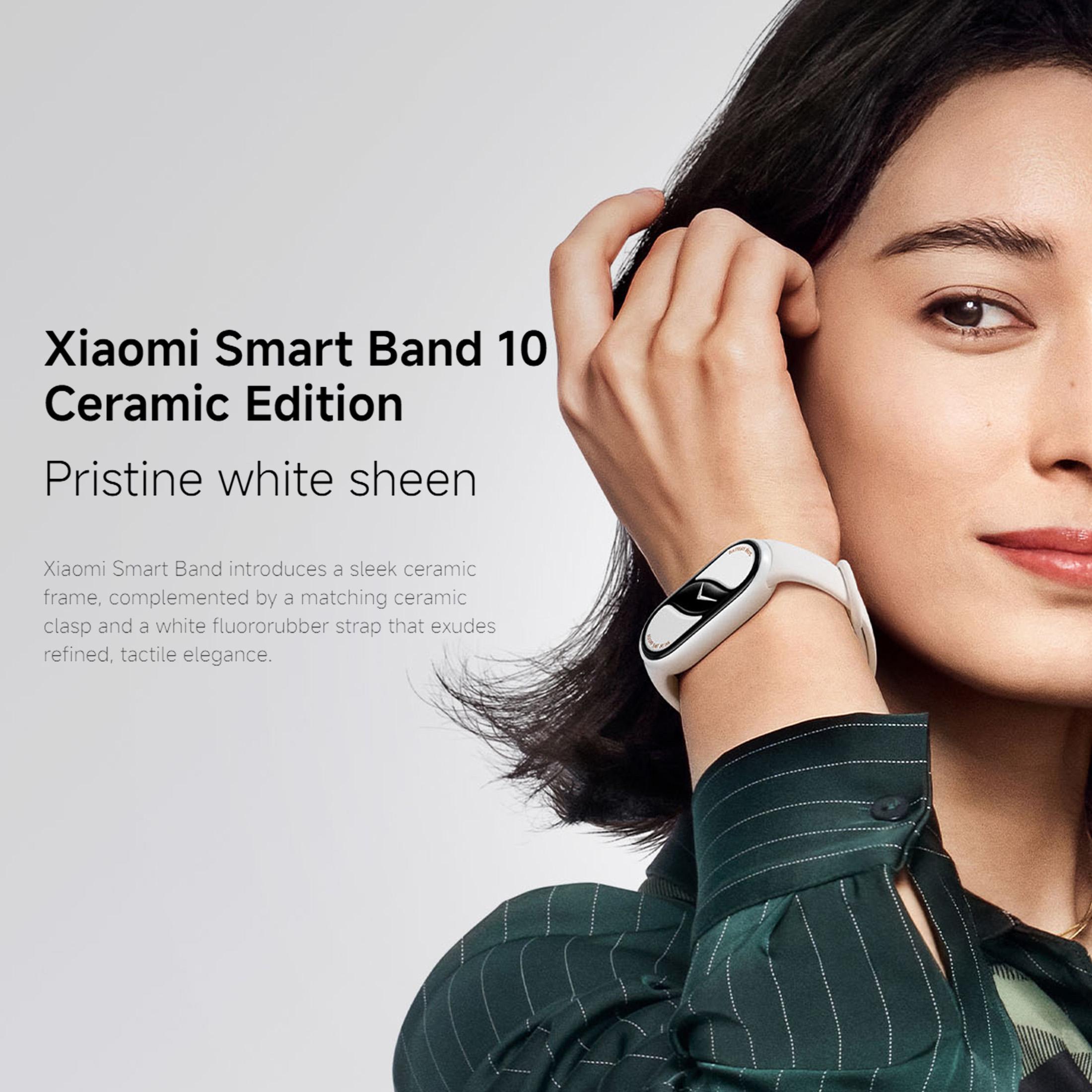 Xiaomi Smart Band 10 1.72'' AMOLED Narrow-edge Quadrilateral Display,Upgraded All-round Sleep Monitoring，Upgraded Professional Workout Analysis，Ultra-long Battery Life，Xiaomi HyperOS 2 and More Fun Function