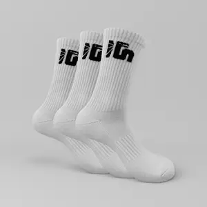 CREW SOCKS - 3 PAIRS Menswear Cotton Activewear Athletic