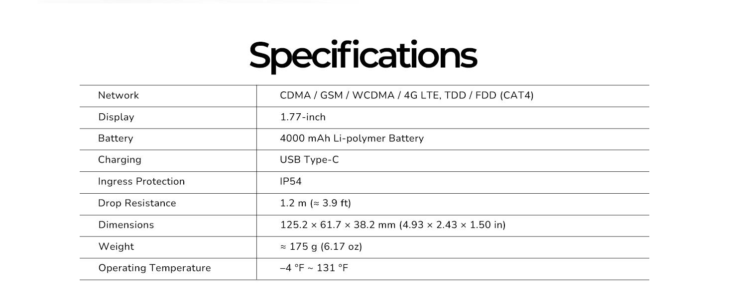 2PC M MOHANTON HP-45D 4G LTE POC Radio with Lifetime Free SIM - No Monthly Fees HD Loud Audio Massive 4000mAh Battery