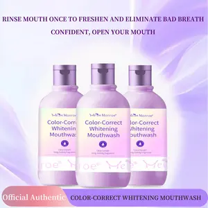Oral Rinse | Cool Mint & Coconut | Alcohol-Free Formula | HERON MONROE | FDA Approved, Lavender Tint | Eliminates Bad Breath & Food Particles | and | Brightens & Breath Freshening | Dental Care, Oral Rinse mouthwash mouth wash