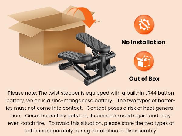 Steppers for Exercise at Home Workout Equipment, Twist Mini Stepper with Resistance Bands, Cardio Weight Loss Equipment Home Fitness