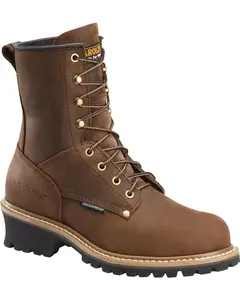 Carolina Men's 8" Waterproof Logger Boot Soft Toe - Ca8821