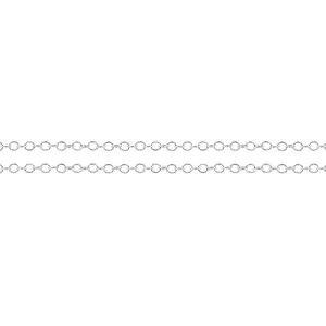 Sterling Silver 1.8x1.4mm Cable Chain - 5ft