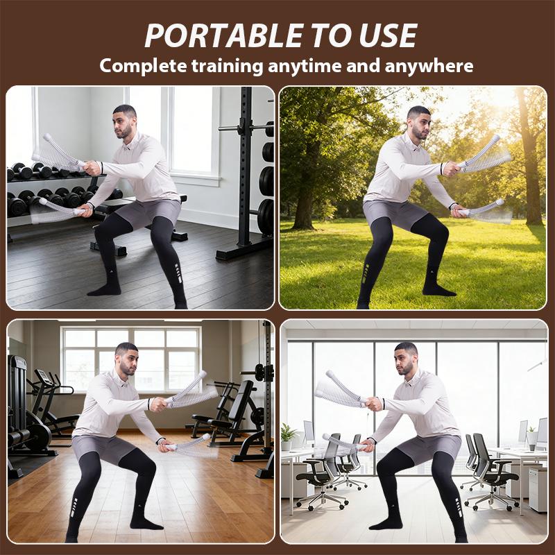 Nexpowx Cordless Battle Ropes for Home Gym - Cordless Training Rope Fitness Equipment for Men & Women, Weighted Workout Ropes for HIIT, No-Jump Full-Body Exercise, Ideal for Fitness Enthusiasts Workout Equipment Training Equipment & Festival Gift