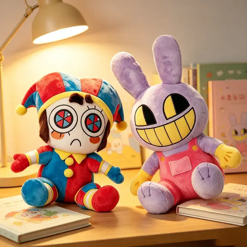 9" Soft The Amazing Digital Circus Jax Rabbit Plush Stuffed Toy, Cute Character Doll Gift for Kids, Birthday Halloween Christmas Present Choice, Amazing Digital Circus Character Plush Stuffed Toys, Cute Collectibles, Animal Plush Stuffed Toys