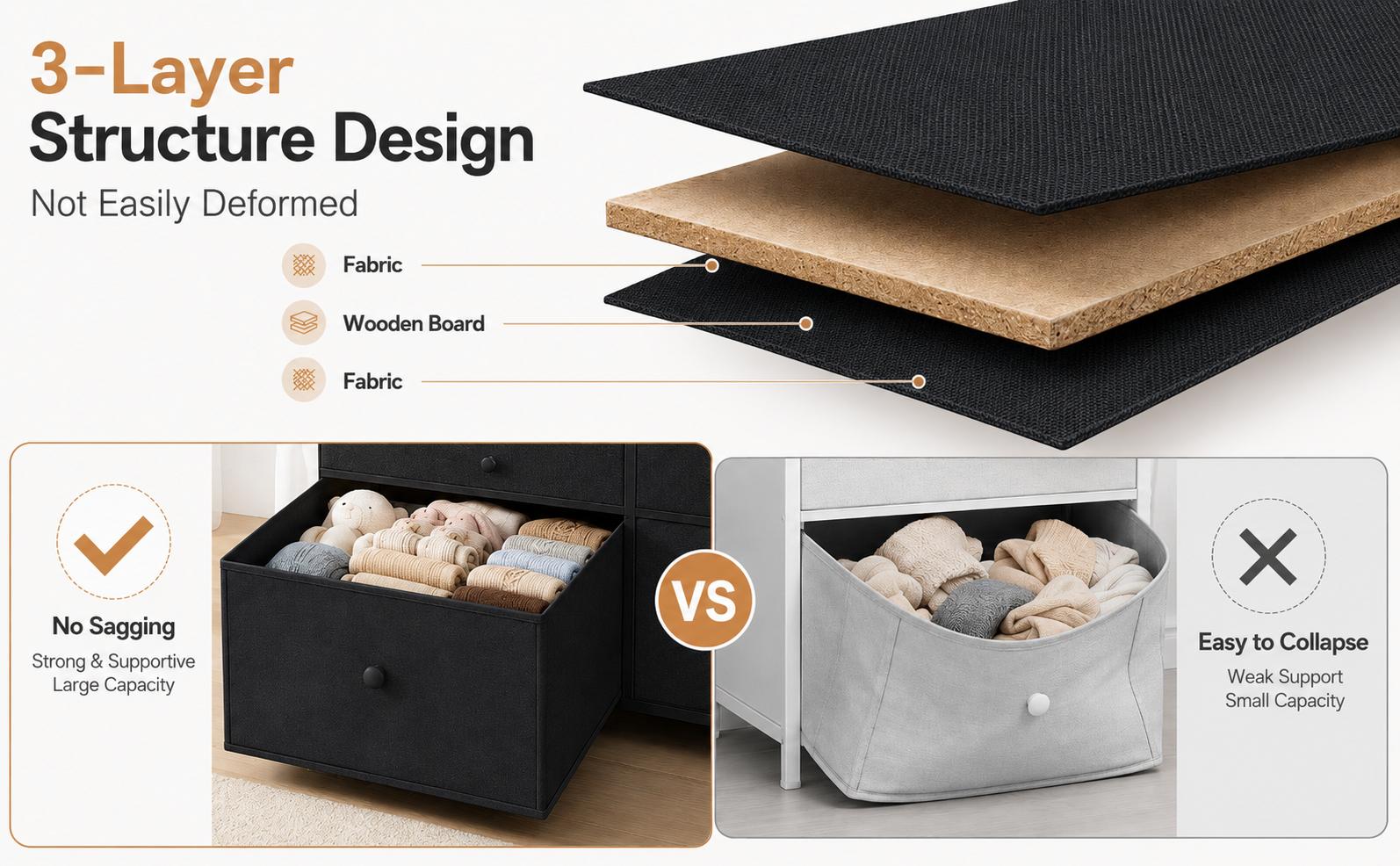 【Budget-Friendly Homehacks】Raybee 16 Deep Drawers Tall Dresser for Bedroom, Extra Large Fabric Chest of Drawers with Steel Frame, Wide Clothes Storage Tower Organizer Unit for Closet, Dorm, Living Room, Space Saving Vertical Furniture, #Backtoschool