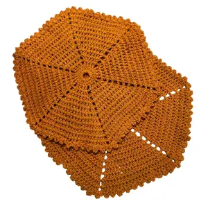 Handmade Crochet Placemats Doilies - Vintage