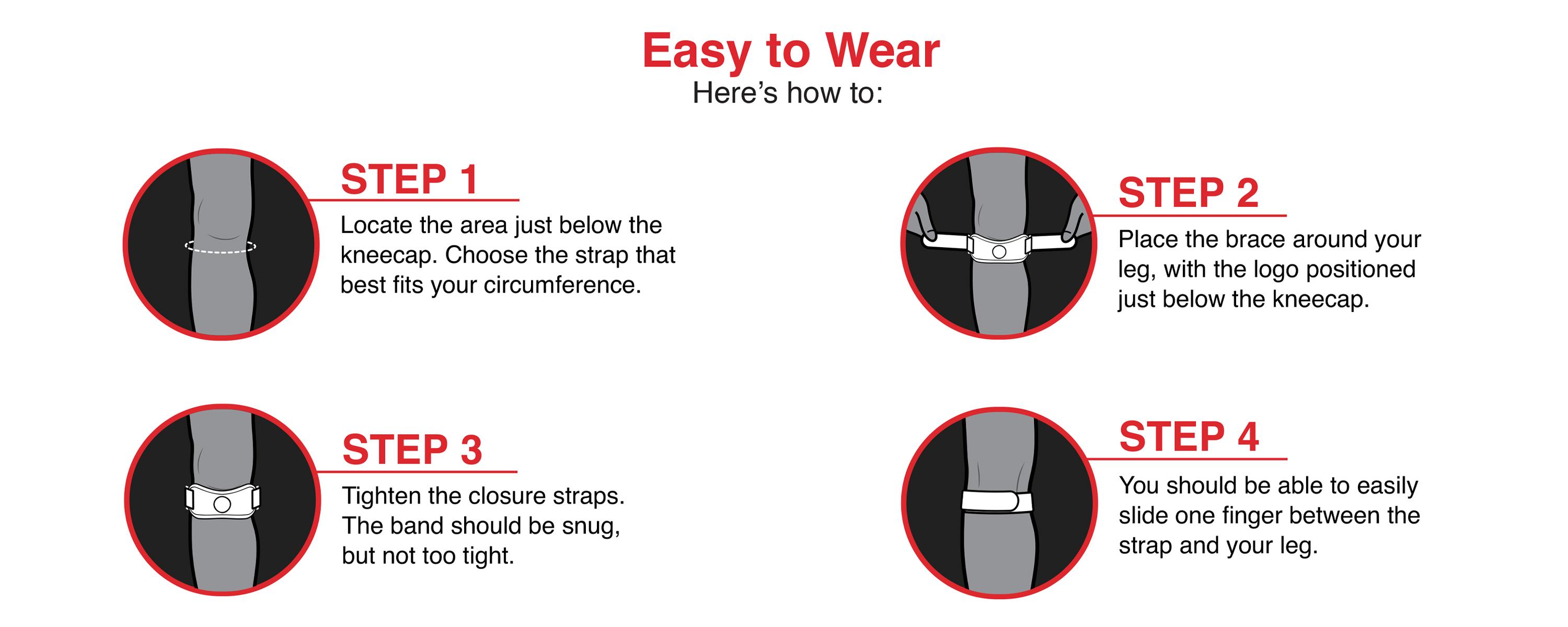 Kids Patellar Strap for Knee Support | Adjustable Fit for Sports, Play & Growing Knees