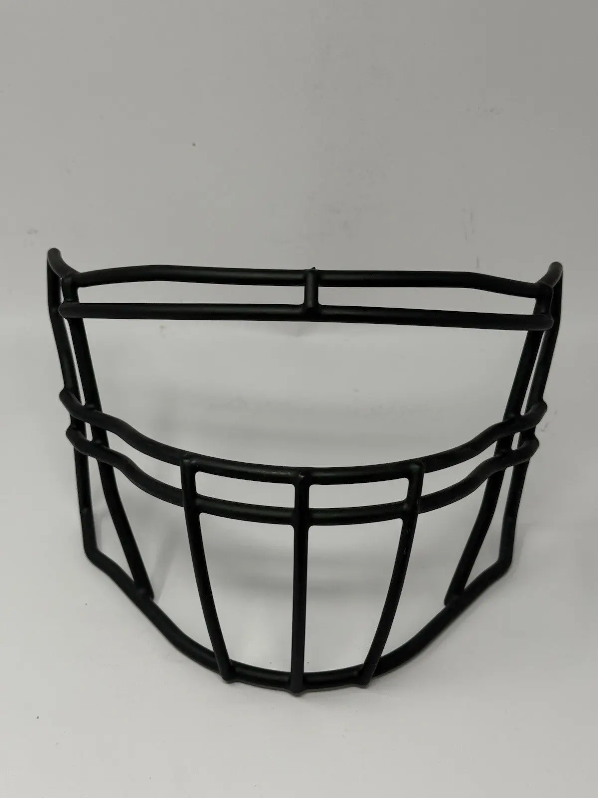 Matte Black Riddell Custom Football Facemask for Full-Size Football Helmets