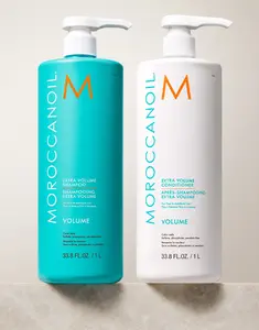 Extra Volume Shampoo & Conditioner Liter Bundle for Fine Hair