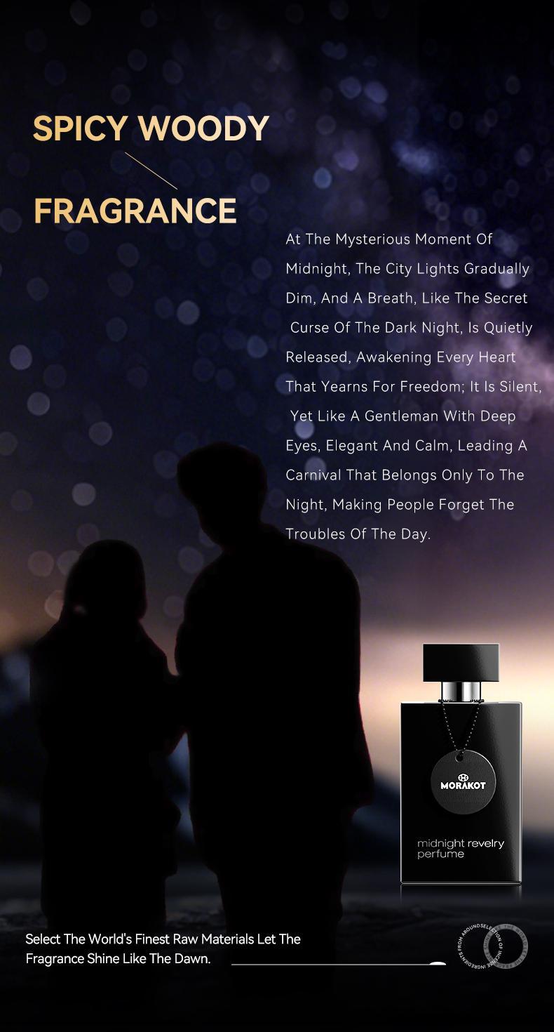 Morakot Midnight Marine Eau De Parfum Unisex 50ml Ocean Fresh Scent Premium Aromatic Woody Fragrance with Bergamot Coconut Amber for Him & Her Bold Arabian Perfume Luxurious Gift