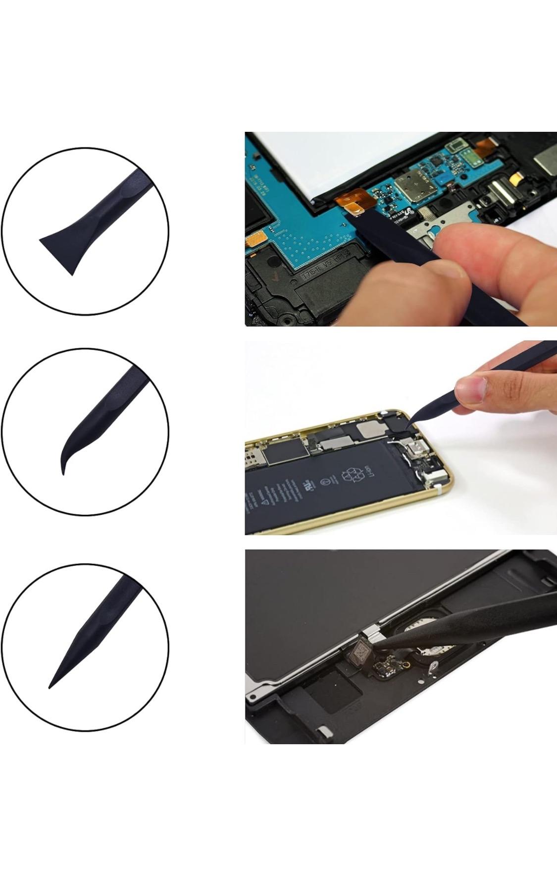 Scraper Plastic Scraper Tool Multipurpose Label Scraper, Non-Scratch Cleaning Tool for Tight Spaces, Crevices, Perfect for Remove Paint, Food Dirt, Label, Lottery Ticket scratcher and More, 3pcs