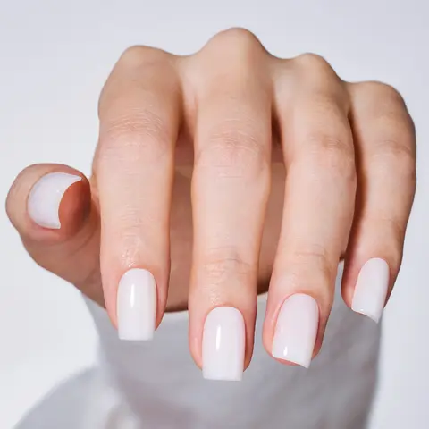 [LIVE ONLY]Beetles Natural Reusable Press On Nails, No UV Lamp Needed, Milky White Acrylic French Nail Tips Medium Almond Short Square Squoval Cleansing Polish Gift   mothersdaygift Nailkit Beauty Products  Cosmetics Spring Nail