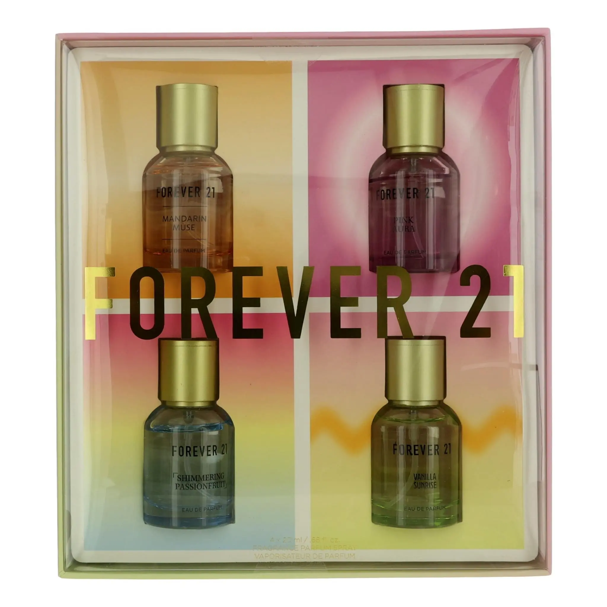 Forever 21 by Forever 21, 4 Piece Coffret Set for Women, Fragrance Sets, Edp Spray, Bundle Fragrance Sets