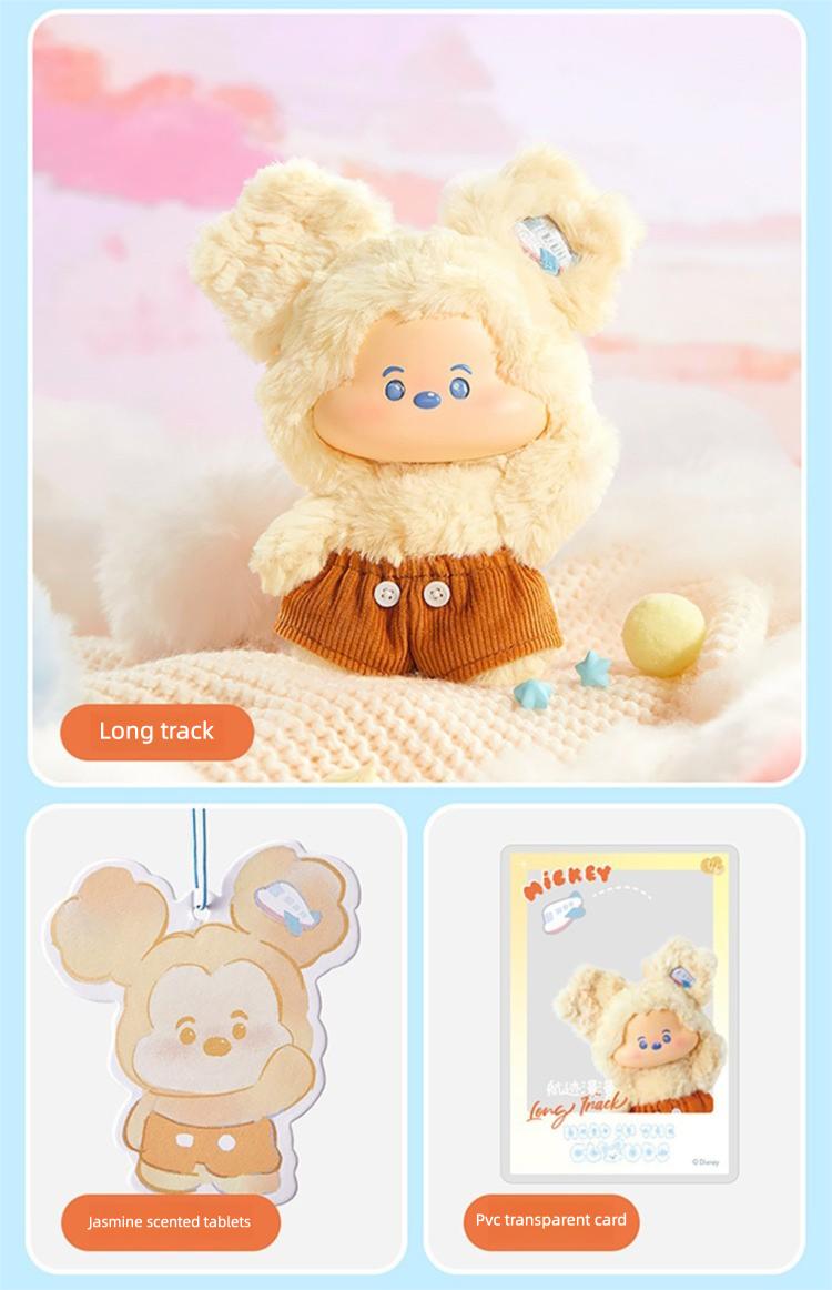 [Holiday Gift] Disney Mickey Mouse Cloud Fantasy Blind Box –      & Holiday Must-Have, Soft Vinyl Plush Figures (Random Style), Perfect Festive Holiday Gift for Kids & Collectors