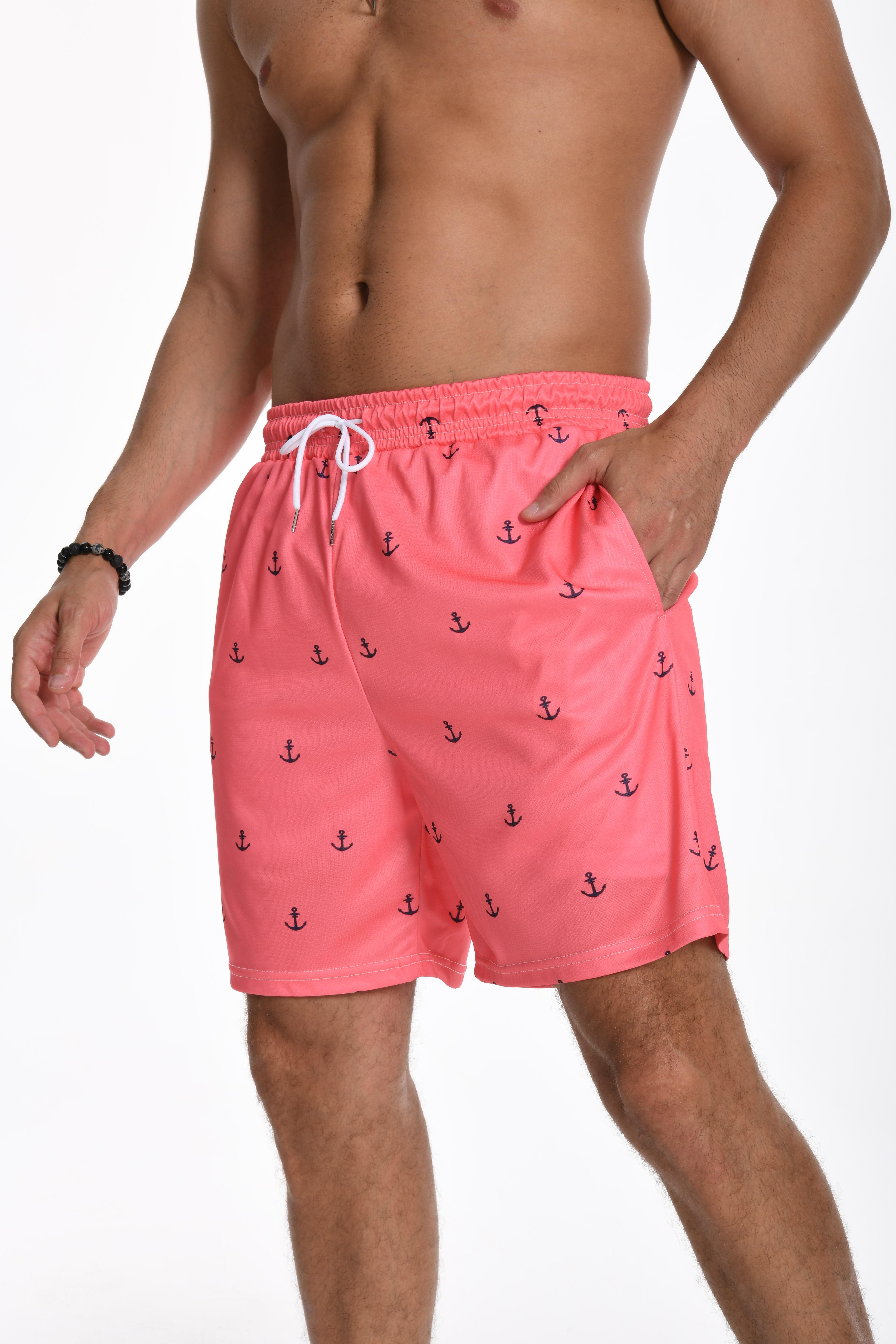 JUNBAOSS Men's Swim Trunks with Compression Stretch Beach Shorts Quick Dry with Pockets No-Chafing Board Shorts, Breathable Fit Hawaii Beach Shorts Swimwear Bathing Suits (SIZE:S-5XL) SpringStatements