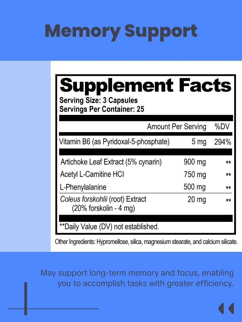 Performance and Longevity Stack - Your daily supplement for mental performance, brain longevity, and vitality.* Performance and Longevity Stack - Your daily supplement for mental performance, brain longevity, and vitality.*