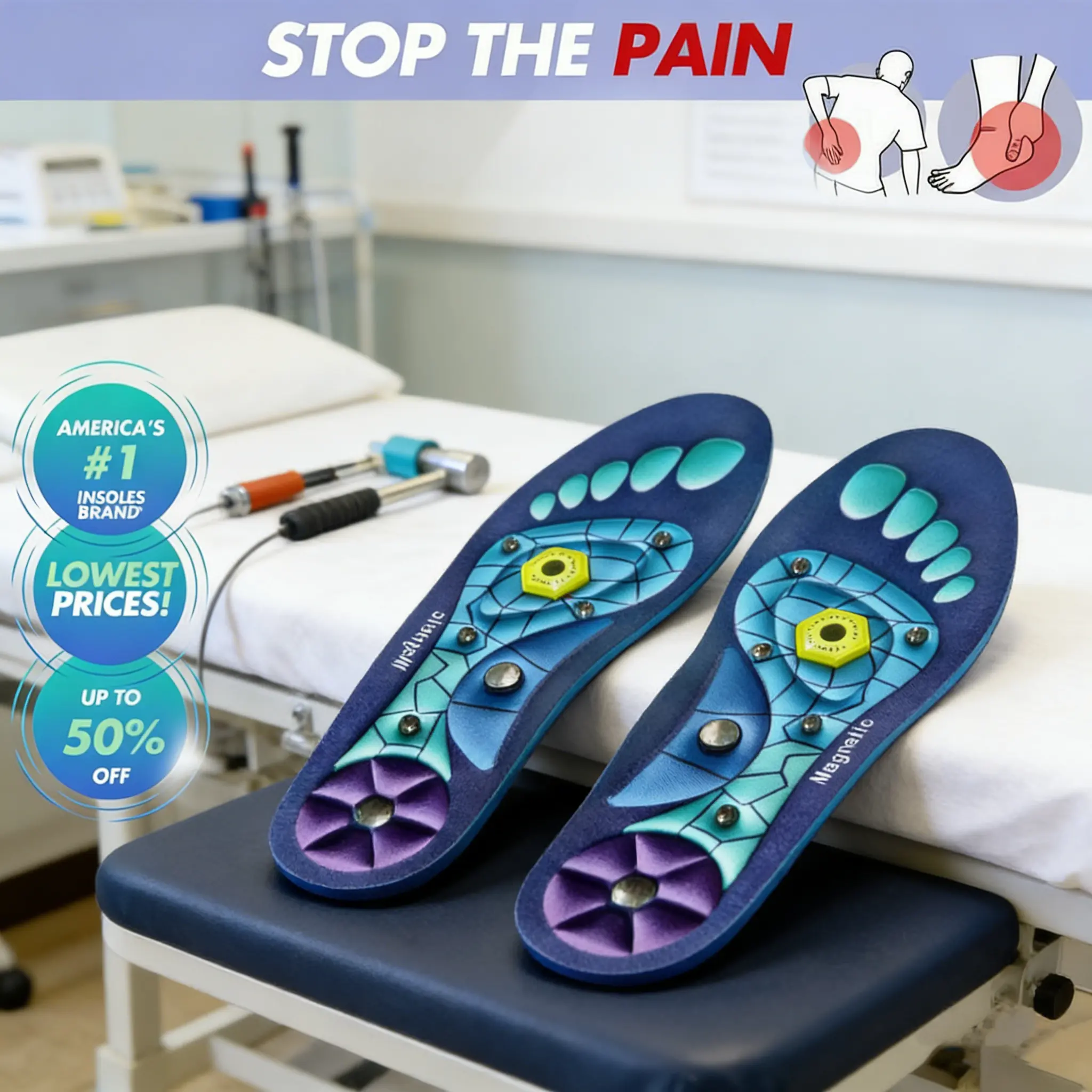 Foam Footbed Insoles & Heel Liners - 220+ lbs Support, Form-Fitting Sole, Contour Support, Shock-Absorbing, Foot Pain Relief for Plantar Fasciitis, High Arches, Flat Feet, Neuropathy, Swelling, Fatigue Reduction for Work & Running, Unisex Comfort
