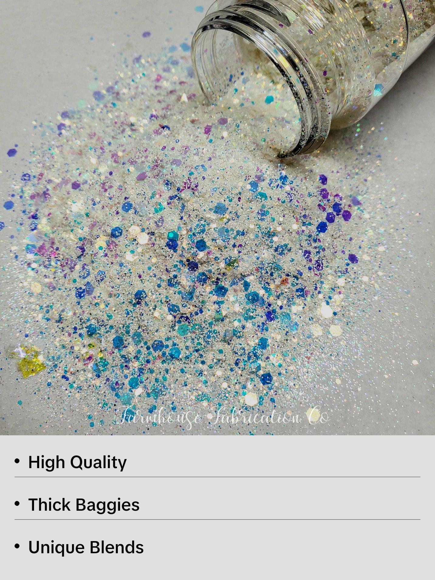 "22 a Day" Custom Mix / Polyester Glitter / Tumbler Glitter / White Glitter