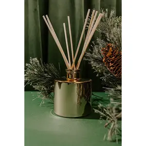 Thymes Frasier Fir Petite Gold Reed Diffuser