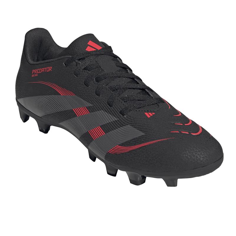 adidas Mens Predator Club Firm GroundMulti Ground Soccer Cleats  - Black, Red