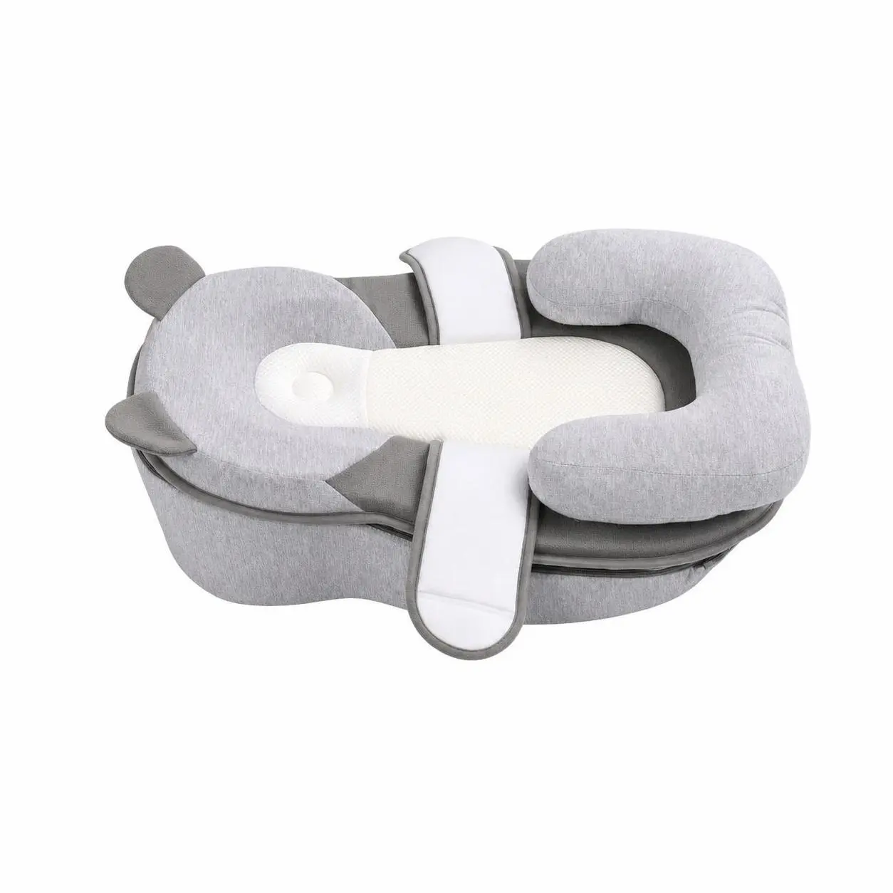 KVZKVZ Baby Anti-Overflow Nursing Wedge Feeding Pillow, Removable Top & Bottom, Safe Adjustable Support for 0-24 Months Newborn Baby Stuff