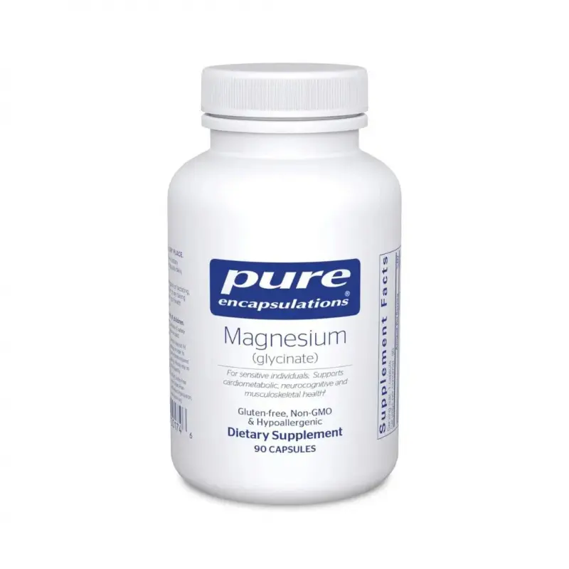 Pure Encapsulations Magnesium Glycinate – 90 Capsules |   Muscle Support Magnesium Supplement