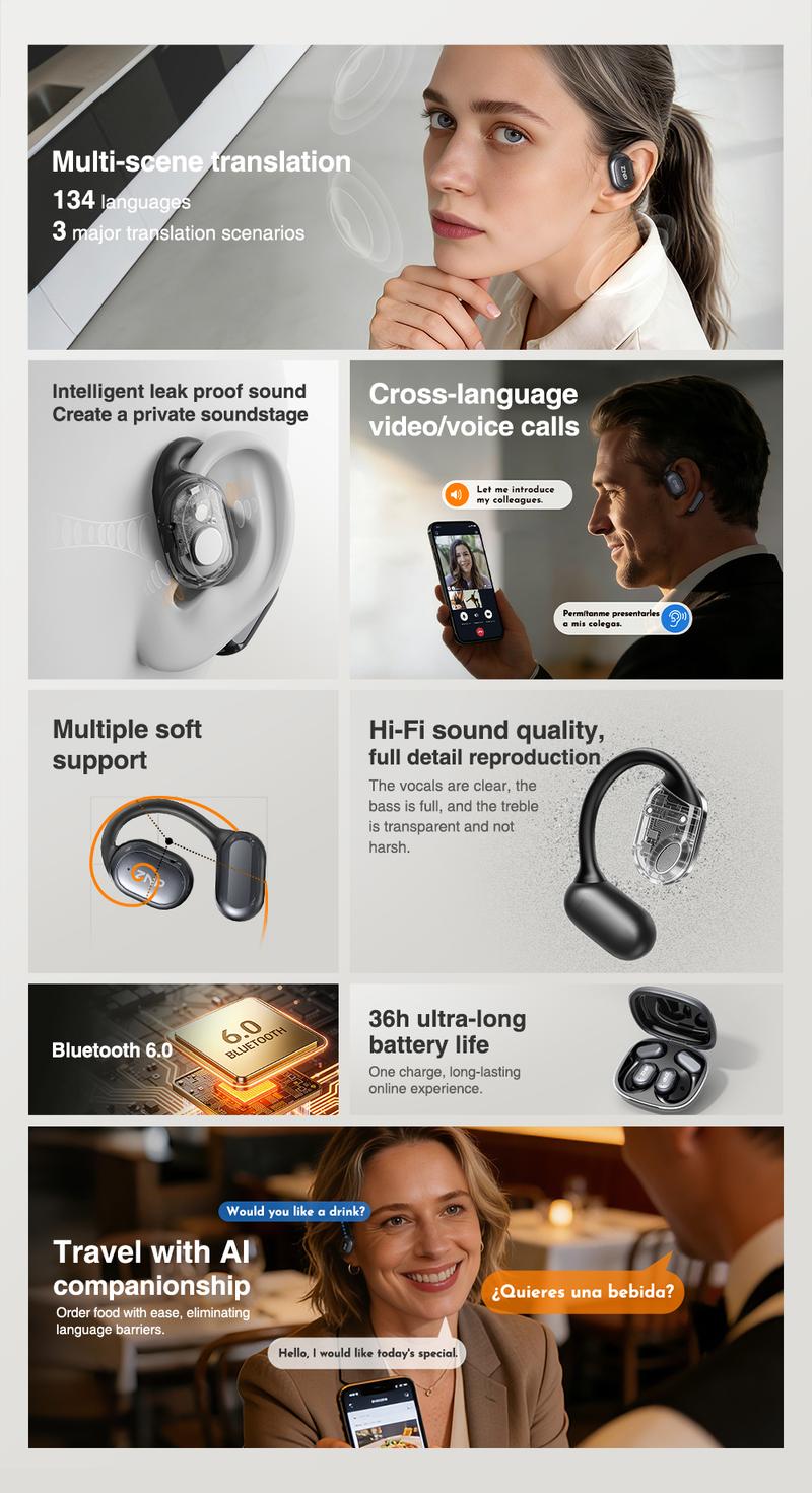 ZNP AI Earbuds for Conversational Chat Emotional Companionship & Portability Ideal for Social Interaction and Travel Gadget AI robot