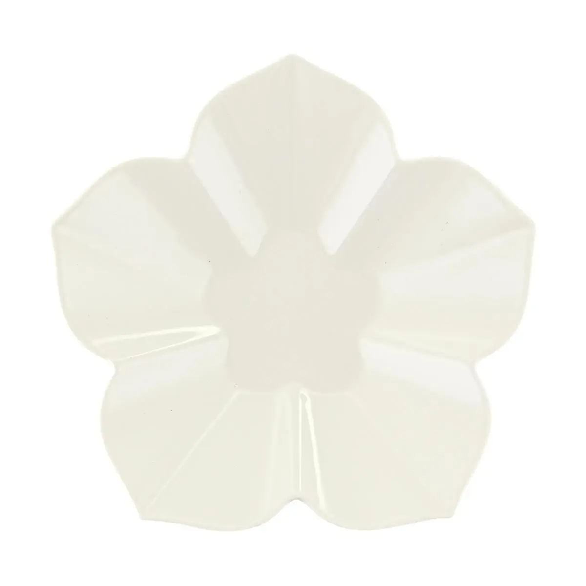 ERATO MOI Ceramic Flower Appetizer Plates - 15cm Small Serving Dishes for Dips, Sauces, and Snacks - Elegant Home Kitchenware