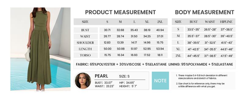 BTFBM Summer Maxi Dresses for Women 2026 Spring Sleeveless Casual Ruched High Waisted Long Sundress Flowy Beach Dress