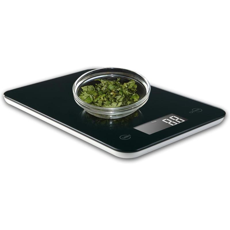 Ozeri Touch Professional Digital Kitchen Scale (12 Lbs Edition), Tempered Glass in Elegant Black Ozeri Kitchen