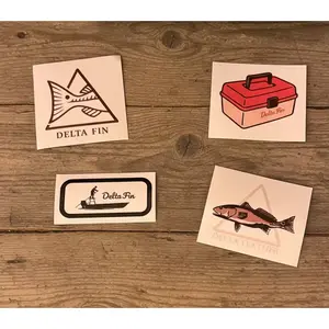 Delta Fin Sticker Pack