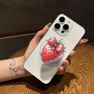 Strawberry Magsafe Phone Grip, Magnetic Phone Holder, Aesthetic Accessory for E-Readers