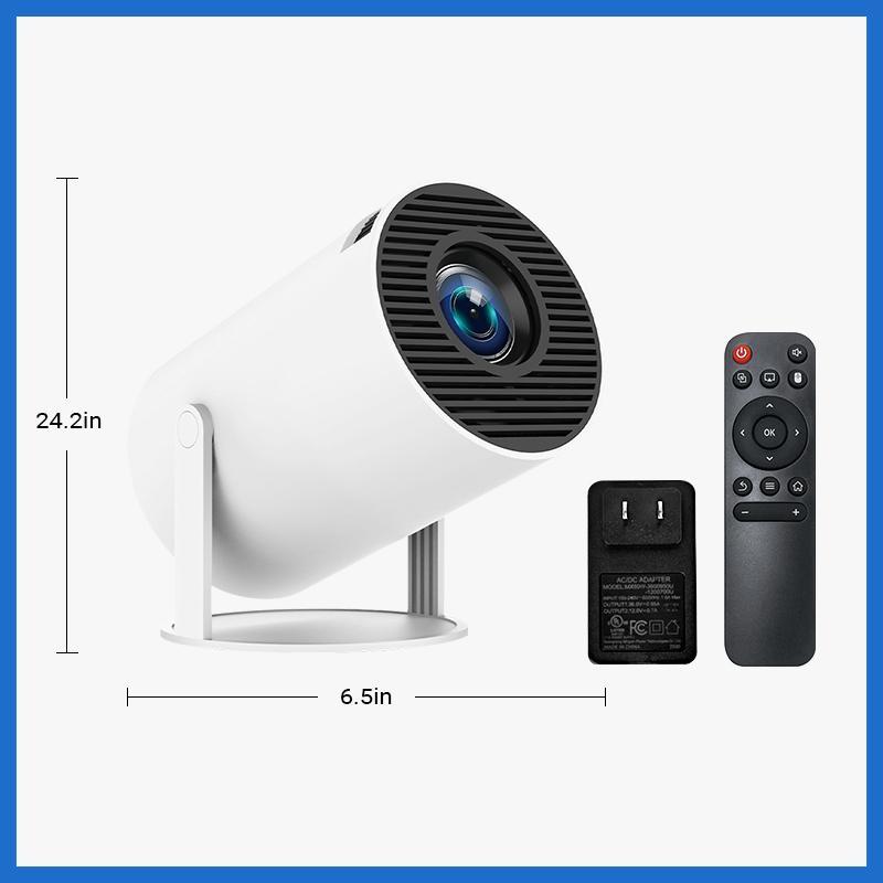 Outdoorfun HY300Pro+ 290ANSI Projector 8K/4K/1080P Decode Auto Keystone Correction Dual-Band WiFi6 & Bluetooth5.4 Android 14 1280x720P for Home Cinema Portable Movie Theater Gift - Audio Outdoorfun HY300Pro+ 290ANSI Projector 8K/4K/1080P Decode Auto Keystone Correction Dual-Band WiFi6 & Bluetooth5.4 Android 14 1280x720P for Home Cinema Portable Movie Theater Gift - Audio