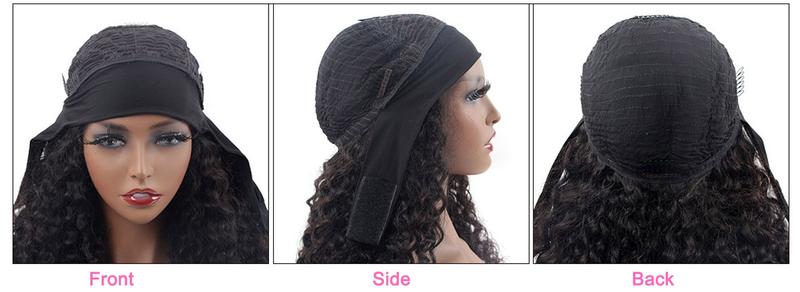 [Clearance Sale] Reshine Hair Afro Curly Headband Wigs Natural Looking 100% Human Hair Wigs For Beginners Easy To Go Headband Wig #dealsforyoudays