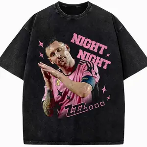 Lionel Messi Night Night Celebration Celly Greatest Of All Time GOAT T-Shirt Size S-3XL , Unisex Basic 0PG