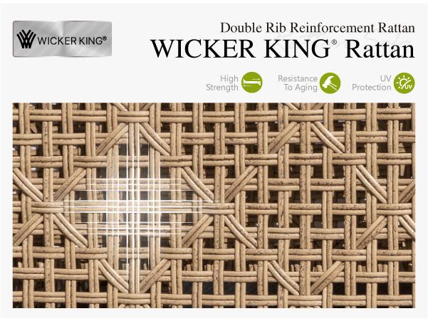 Sophia & William Boho Wicker Patio Furniture Set, 3-Seater / 5-Seater, Outdoor Rattan Sectional Sets Conversation Set - Weather-Resistant, with Dual Storage Coffee Table Acacia Wood Legs for Garden, Patio & Deck