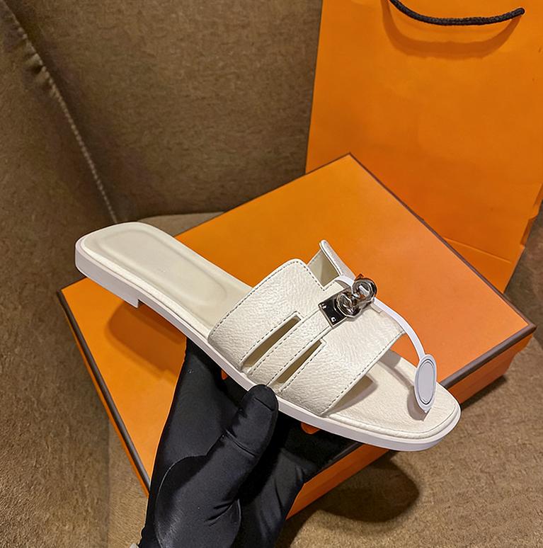 Women's Flat Slippers with Metal Buckle - Stylish & Versatile Spring/Summer New Arrivals SpringStatements