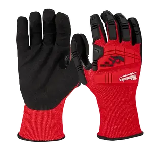Milwaukee Impact Cut Level 3 Nitrile Dipped Gloves Milwaukee Impact Cut Level 3 Nitrile Dipped Gloves