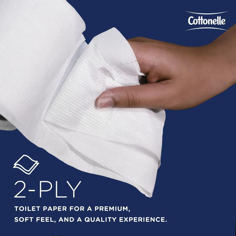 Cottonelle Professional Standard Roll Toilet Paper, Bulk (13135), 2-Ply, White