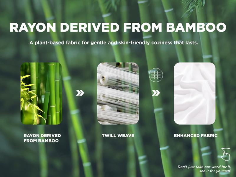 Bedsure 1OO% Bamboo-Derived Rayon Cooling Sheet Set 4 Pcs, Breathable & Soft, Deep Pocket Up to 16 Inches, Hotel Luxury Sleep, Wrinkle, Fade Resistant Bedsure 1OO% Bamboo-Derived Rayon Cooling Sheet Set 4 Pcs, Breathable & Soft, Deep Pocket Up to 16 Inches, Hotel Luxury Sleep, Wrinkle, Fade Resistant